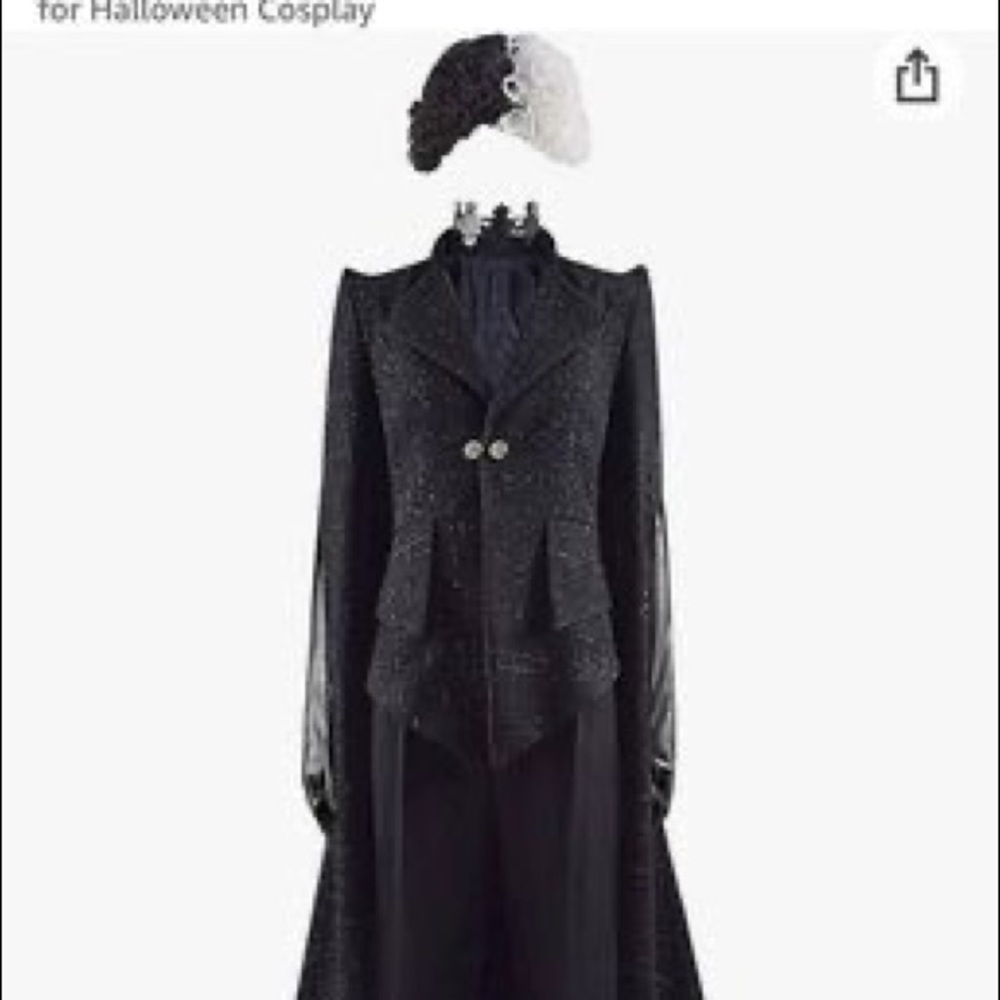 Halloween costume, Cruella but could be used for something else as well.